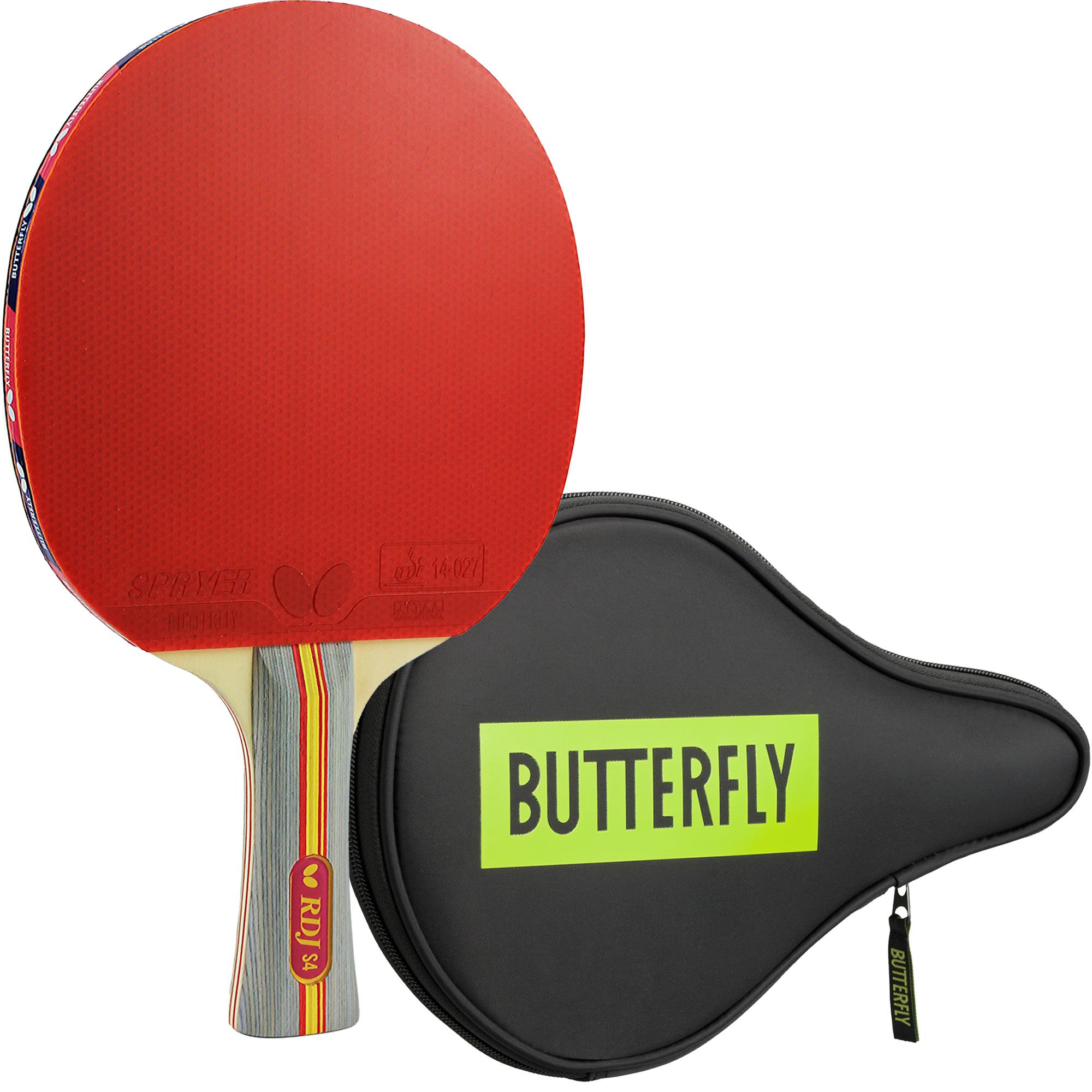 Butterfly RDJ S4 Shakehand Table Tennis Racket with Free Racket Case
